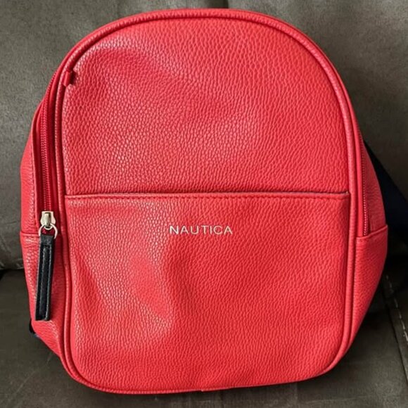 Nautica Red Mini Backpack, New! - Picture 1 of 10
